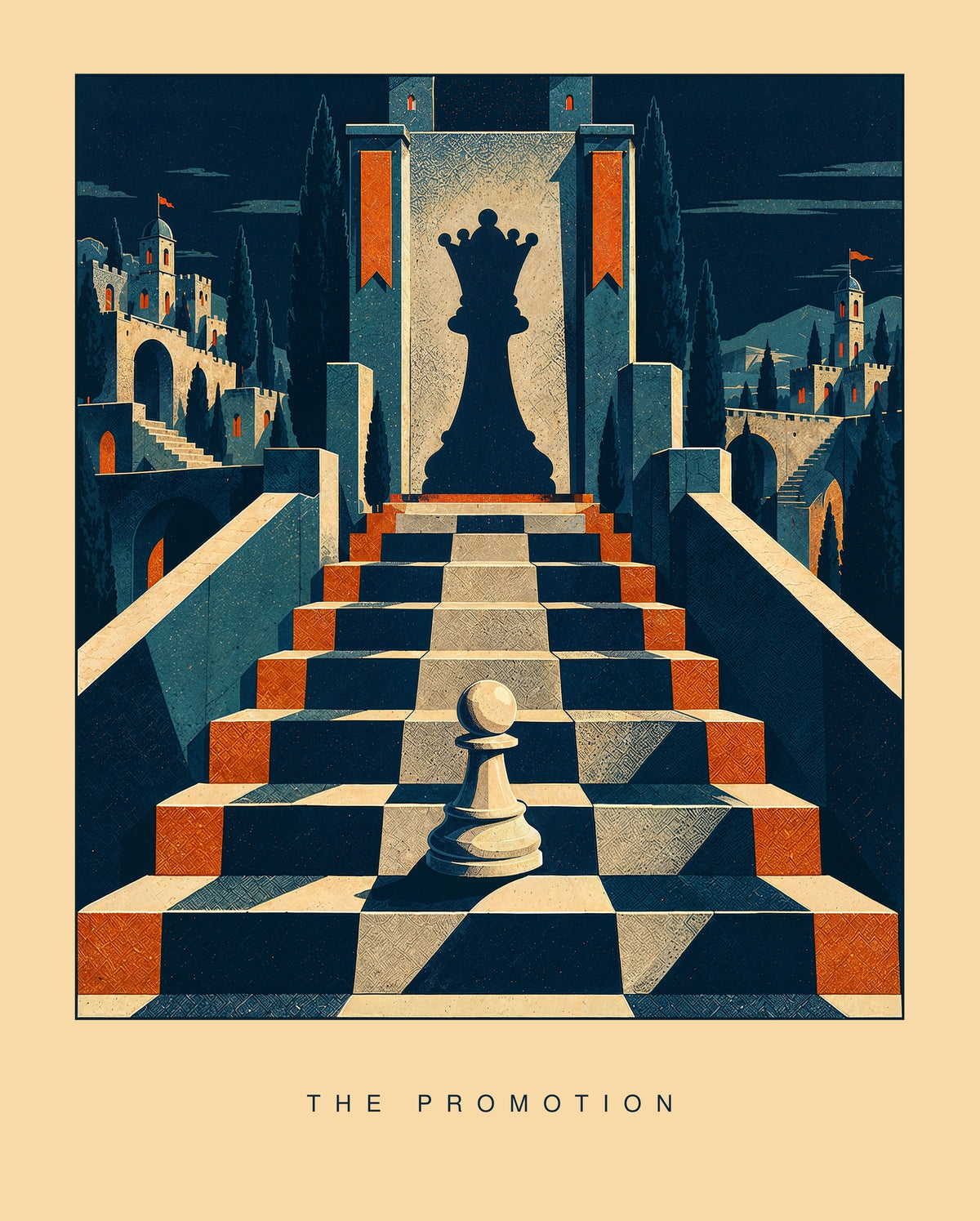 The Promotion — Chess Art Print