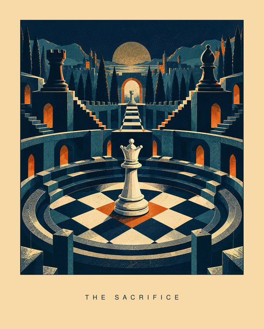 The Sacrifice — Chess Art Print