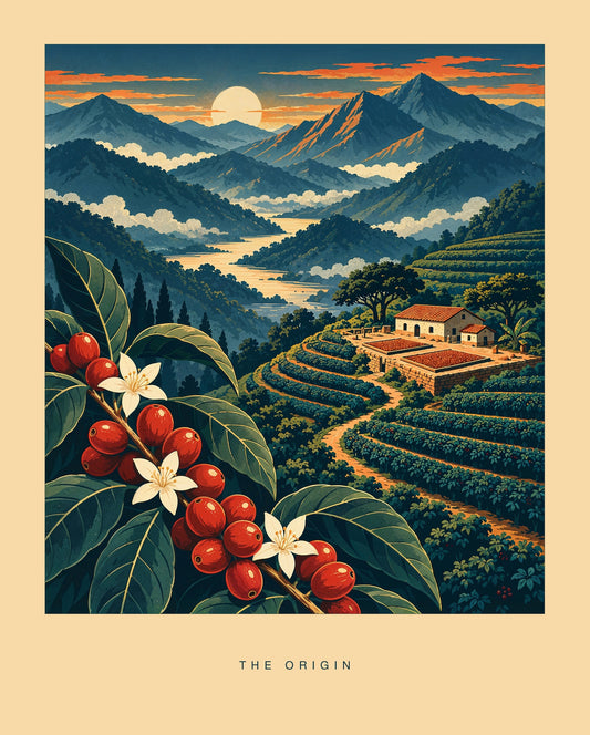 The Origin — Coffee Art Print